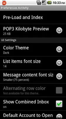 MailDroid android App screenshot 3